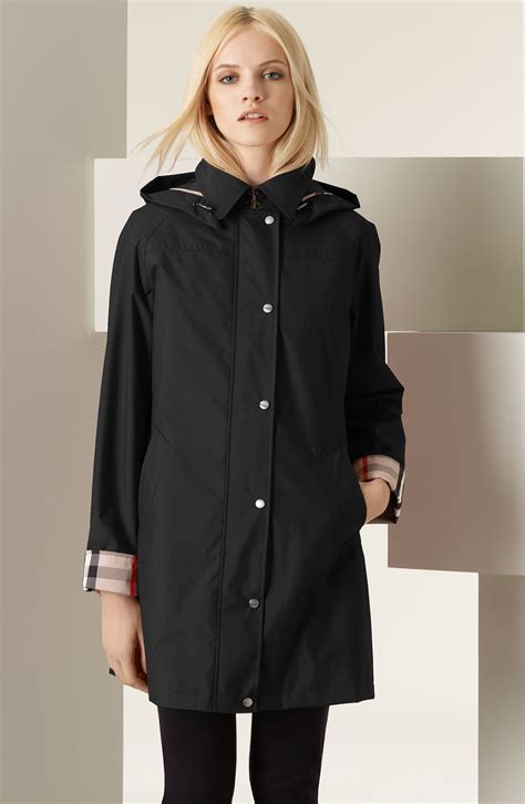 Burberry rain jackets women's